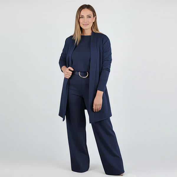 Lucy – Elegante Conjunto de 3 Peças em Stretch