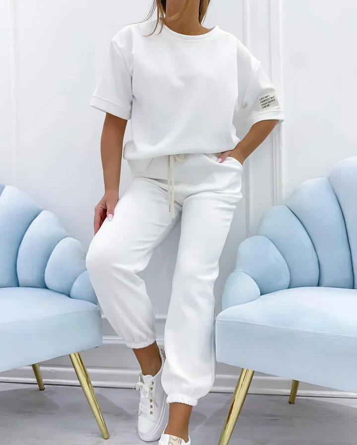 Hadley – Conjunto Casual de Algodão e Linho