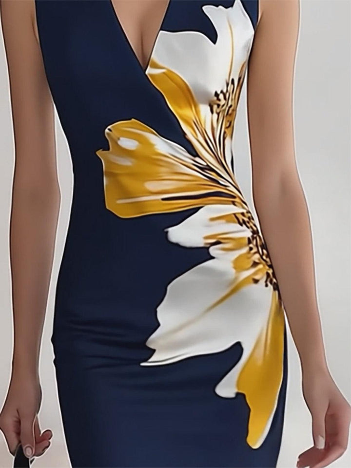 Lily | Strand Glam Elegantes Local de Trabalho Festival Vestido Midi