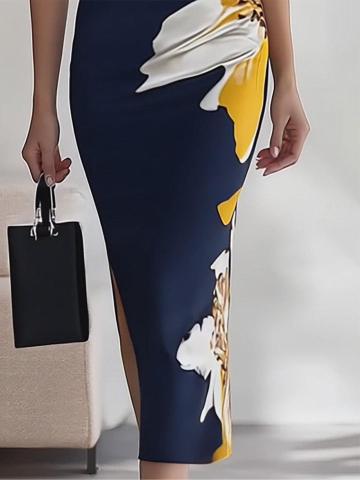 Lily | Strand Glam Elegantes Local de Trabalho Festival Midikleid