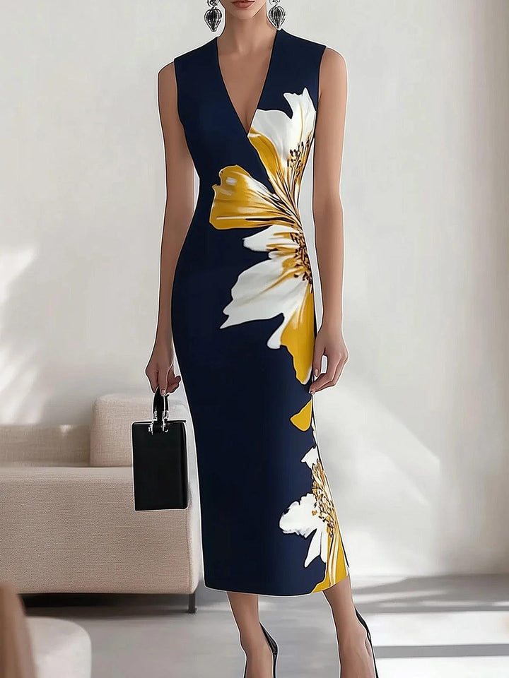 Lily | Strand Glam Elegantes Local de Trabalho Festival Midikleid