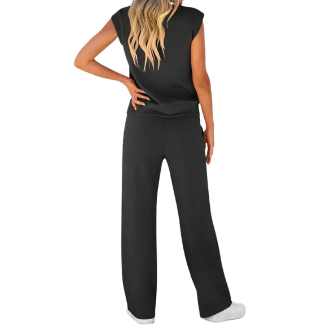 Senara - Conjunto Casual de Verão Soft Lounge