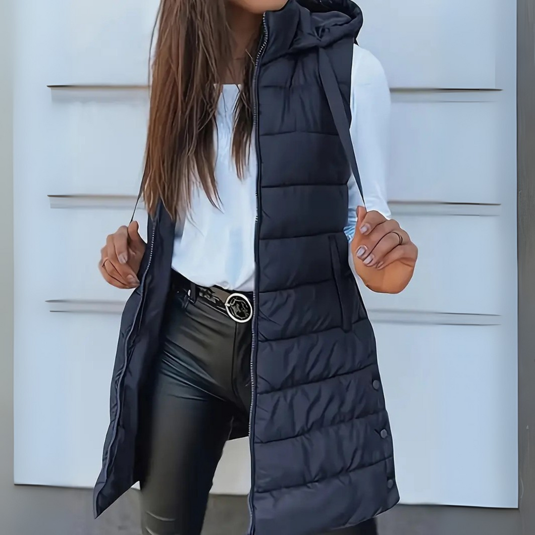 Rosemarie™| Colete Feminino Longo
