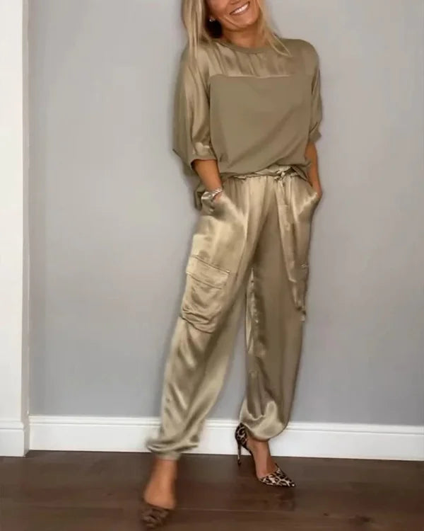Margaret - Elegante Conjunto de Cetim