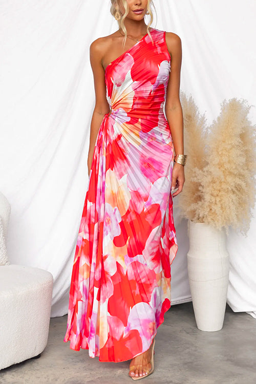 Yanira™ | Vestido Plissado Assimétrico