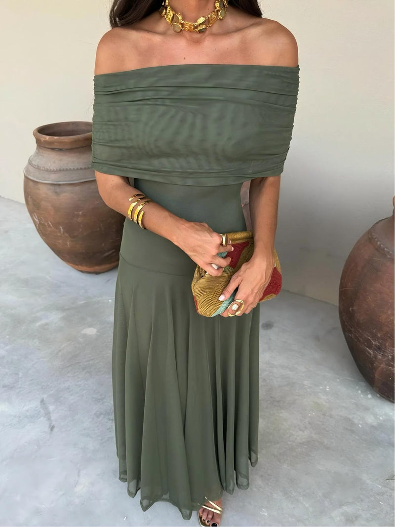 Camila | Elegante Maxivestido em Malha