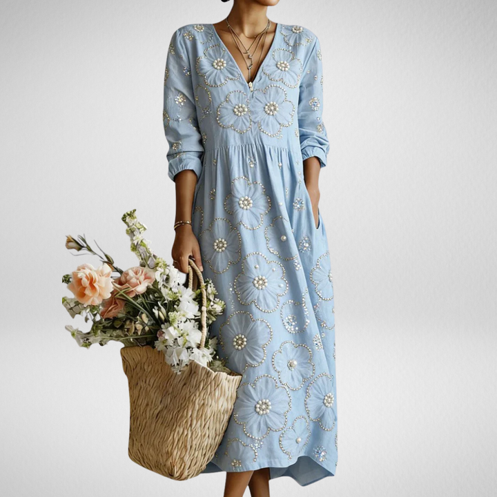 LENA | VESTIDO MIDI FLORAL