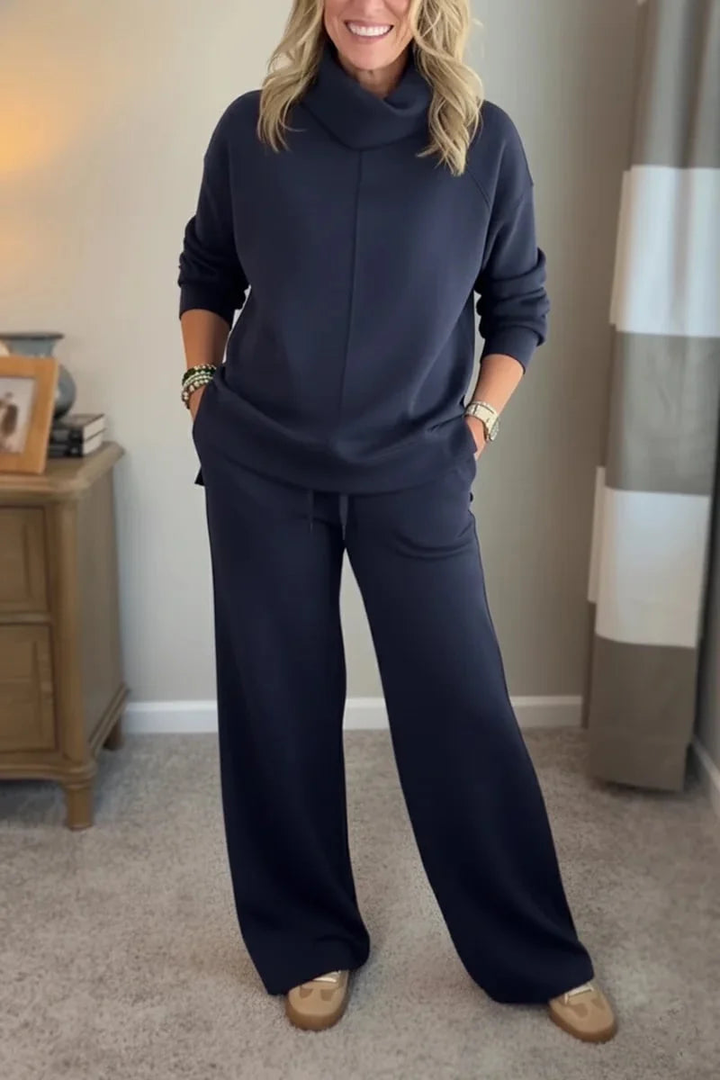 Quinn – Conjunto Casual de Turtleneck