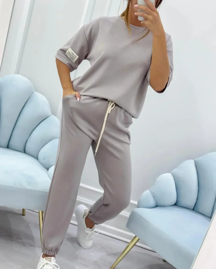 Hadley – Conjunto Casual de Algodão e Linho