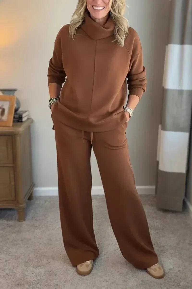 Quinn – Conjunto Casual de Turtleneck