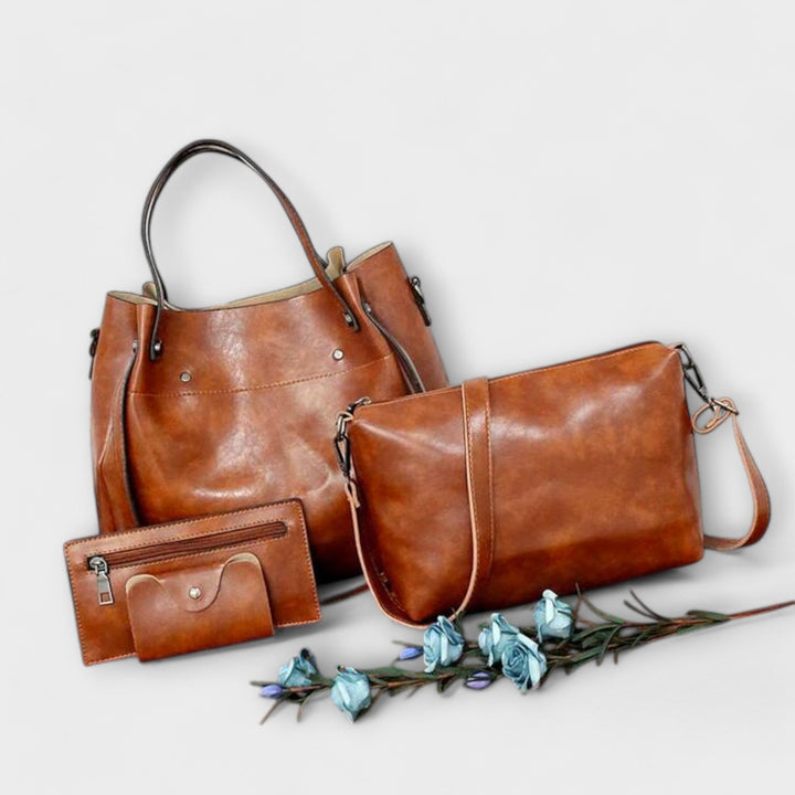 Olivia - Conjunto de Bolsas Vintage de 4 Peças