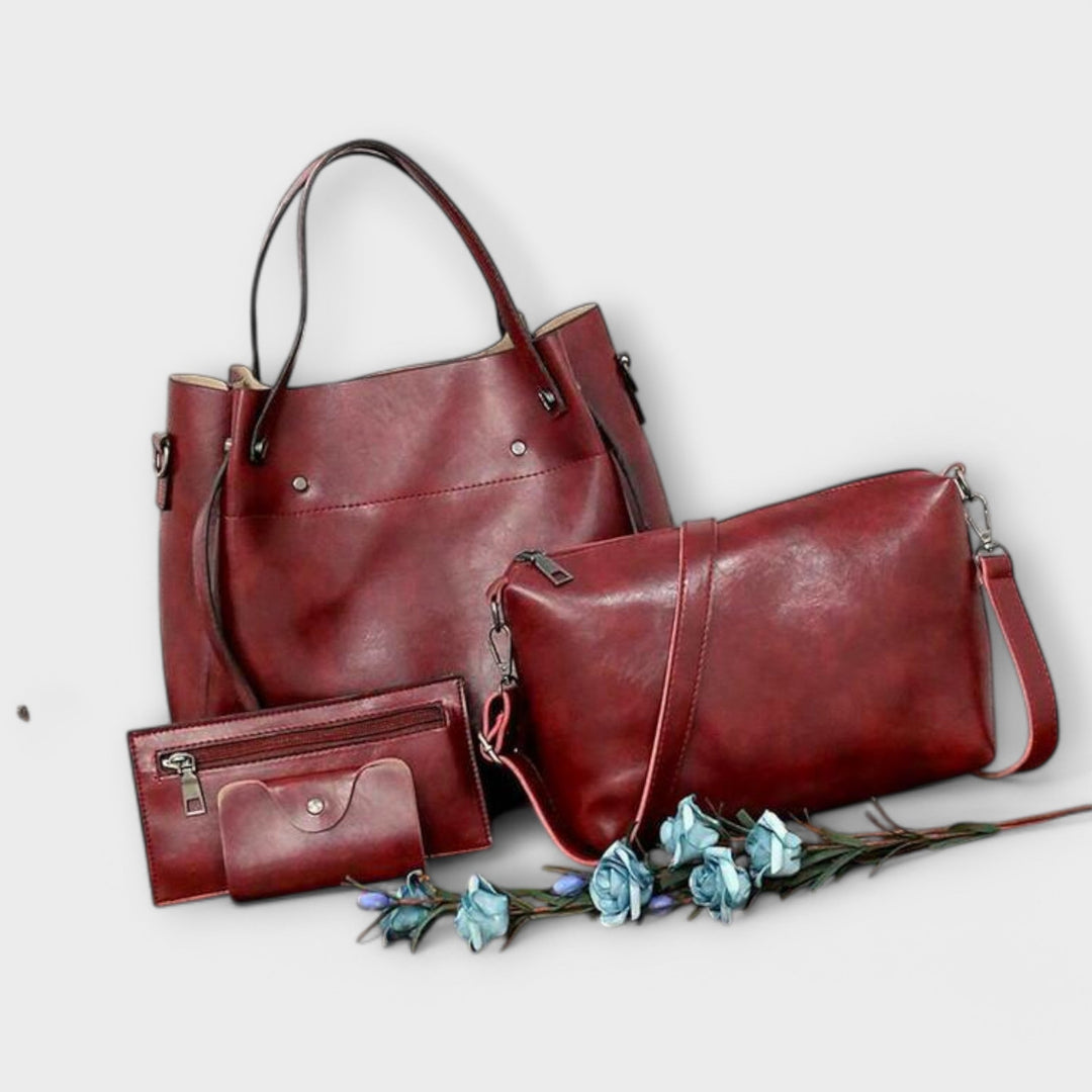 Olivia - Conjunto de Bolsas Vintage de 4 Peças