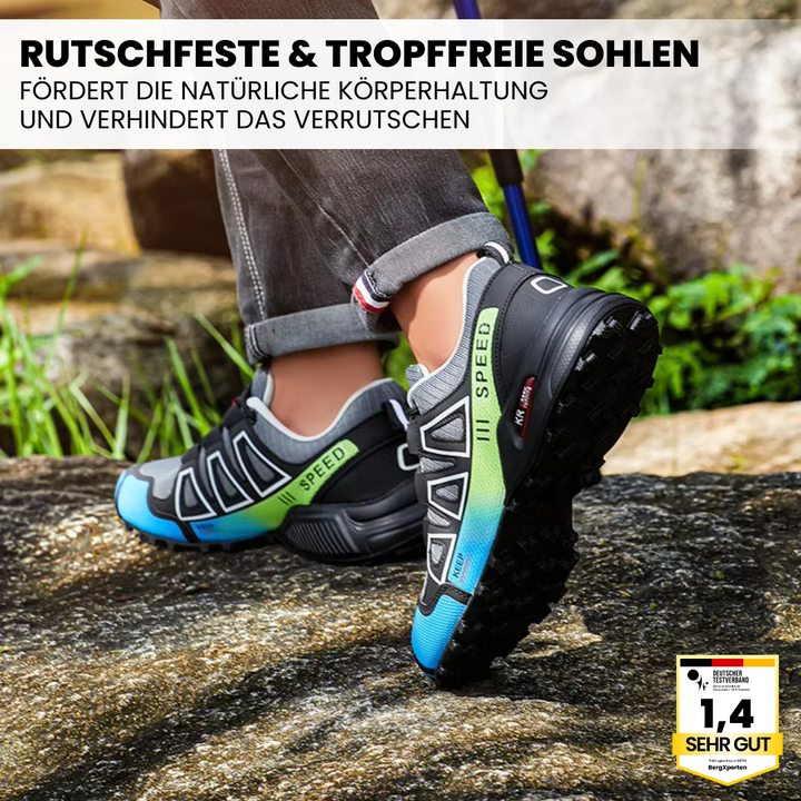 OrthoTrekking | sapato de trekking e caminhada ergonómico e aliviador de dor