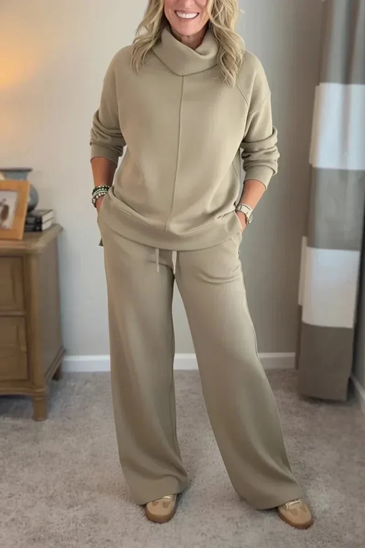 Quinn – Conjunto Casual de Turtleneck
