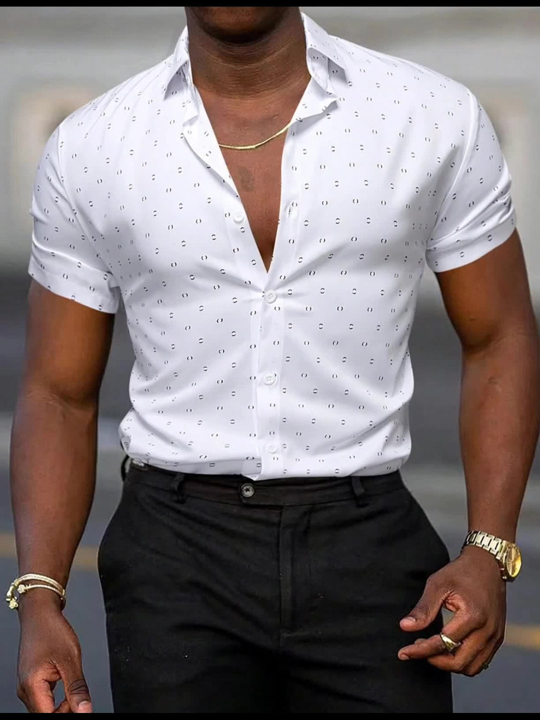 GIULIO | CAMISA DE VERÃO COM ESTAMPADO