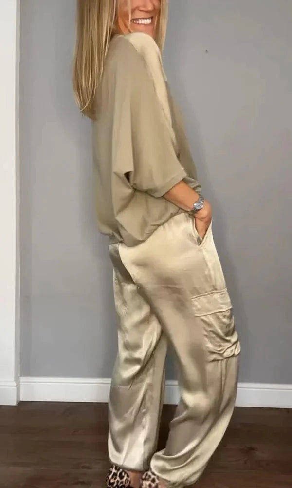 Margaret - Elegante Conjunto de Cetim