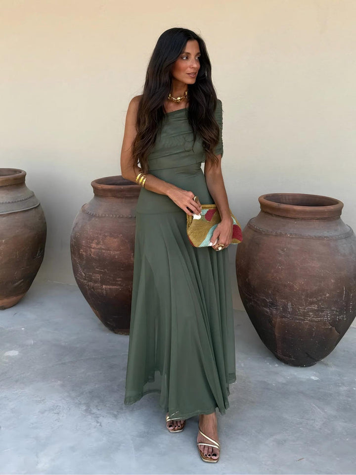 Camila | Elegante Maxivestido em Malha
