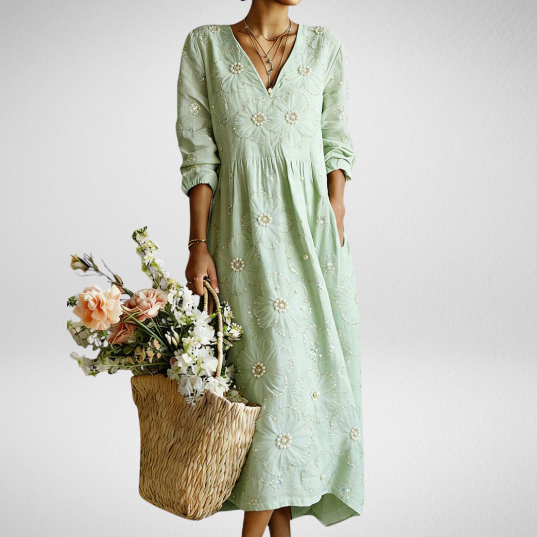 LENA | VESTIDO MIDI FLORAL
