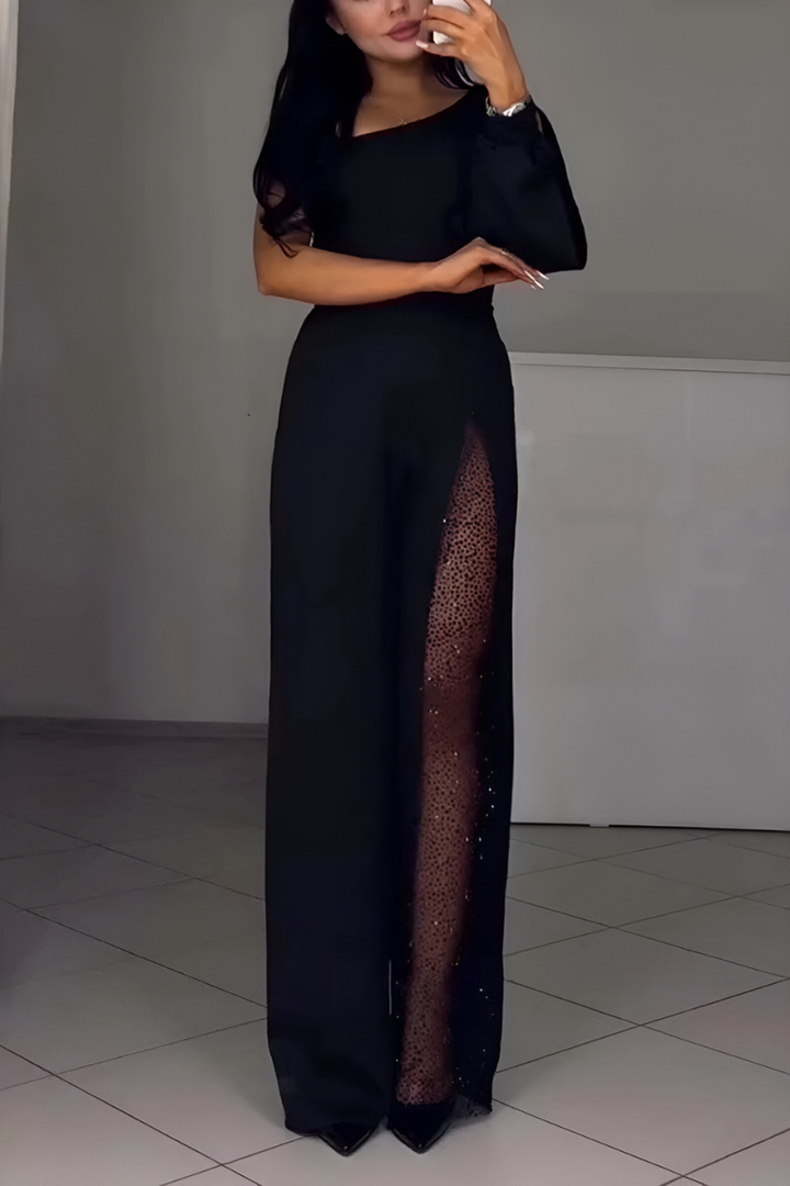 Phoebe – Macacão moderno com perna larga