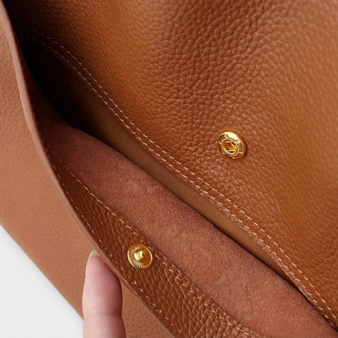 Olivia - Bolsa de Couro Feita à Mão