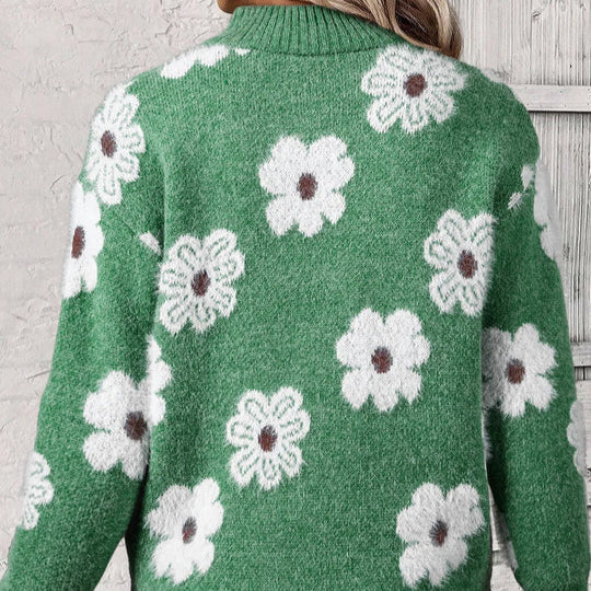 BLOOM | Pullover com Gola de Zíper