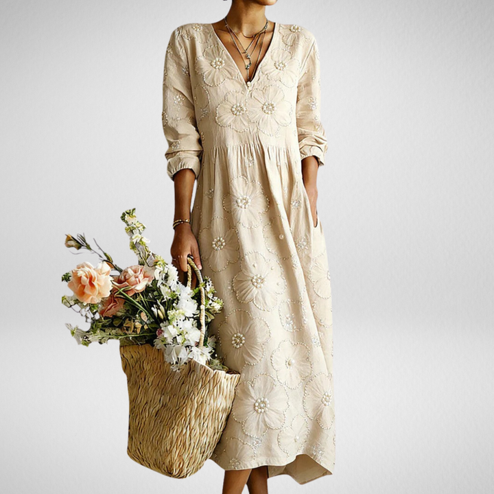 LENA | VESTIDO MIDI FLORAL