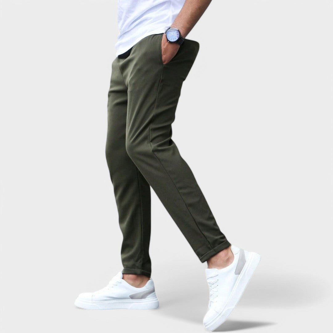 Laluna® | Calças de Homem Modernas em Stretch