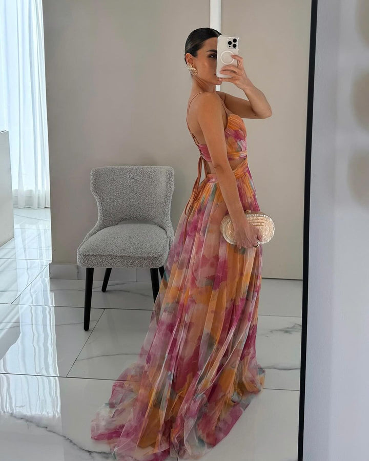 Sanne™ | Vestido de Noite Romântico e Fluido