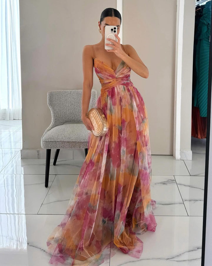 Sanne™ | Vestido de Noite Romântico e Fluido