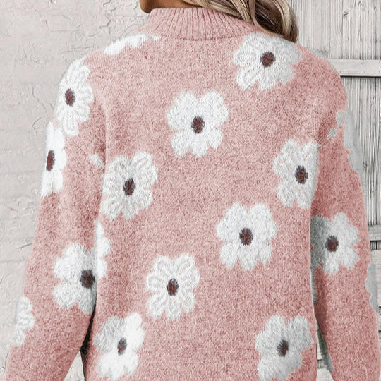 BLOOM | Pullover com Gola de Zíper