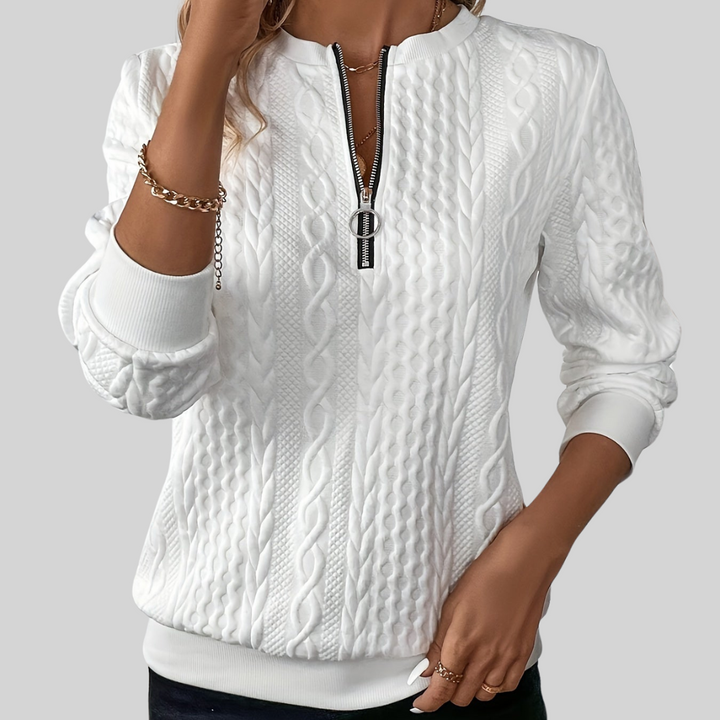 LUCIA I Pullover com Fecho