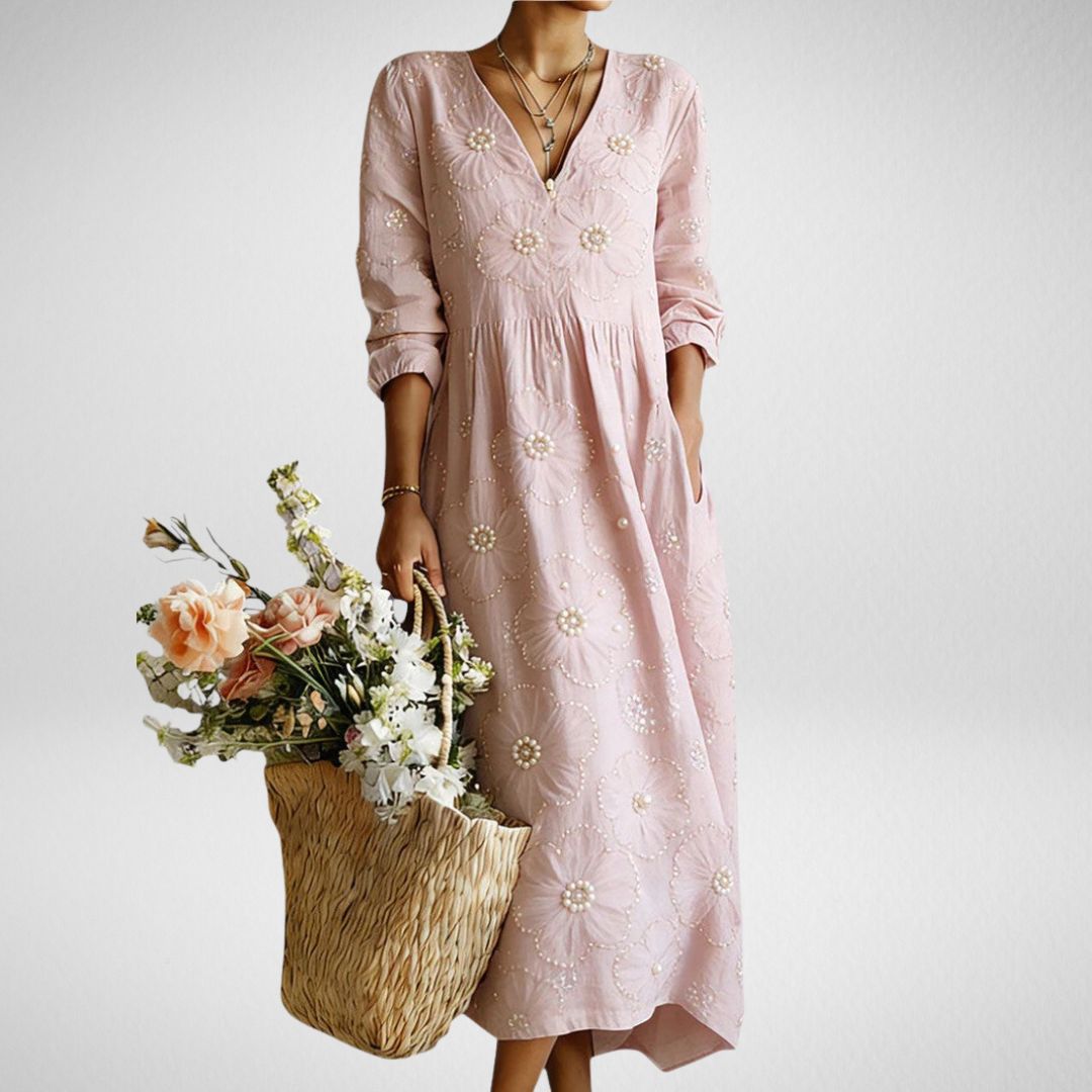 LENA | VESTIDO MIDI FLORAL