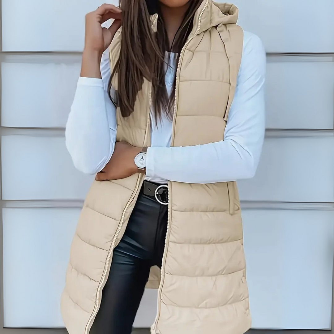 Rosemarie™| Colete Feminino Longo