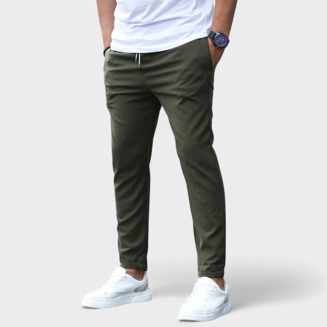 Laluna® | Calças de Homem Modernas em Stretch