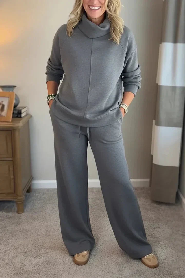 Quinn – Conjunto Casual de Turtleneck