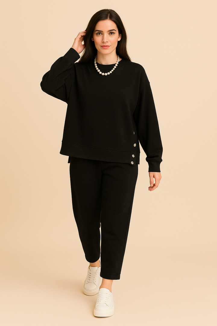 Natalia™ | Conjunto de Malha Elegante