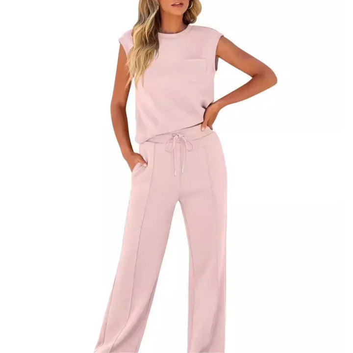 Senara - Conjunto Casual de Verão Soft Lounge