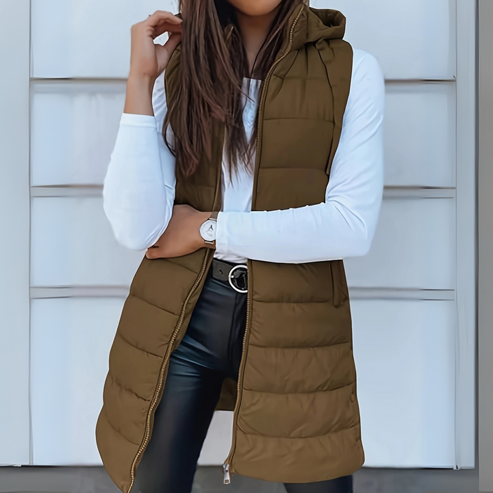 Rosemarie™| Colete Feminino Longo
