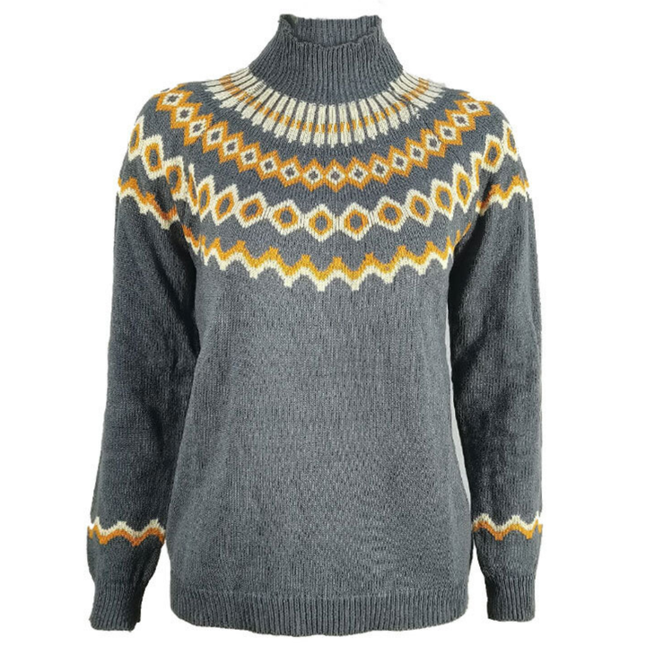Sylvia™| Pullover de Gola Alta Elegante