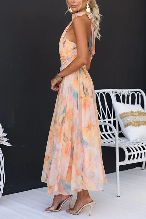 María™ - Vestido Maxi com Padrão