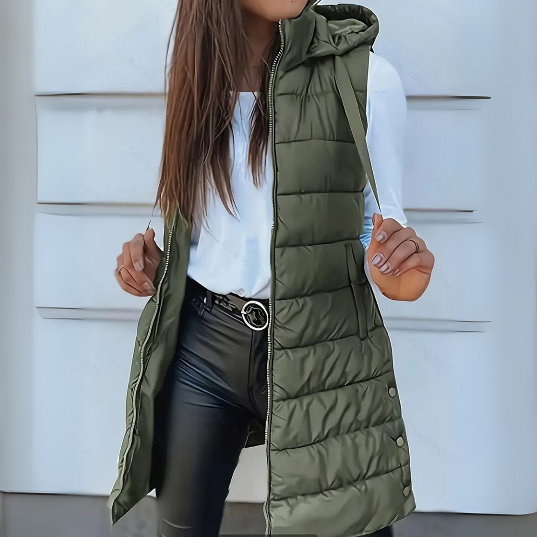 Rosemarie™| Colete Feminino Longo