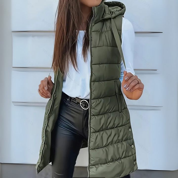 Rosemarie™| Colete Feminino Longo