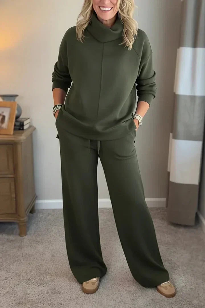 Quinn – Conjunto Casual de Turtleneck