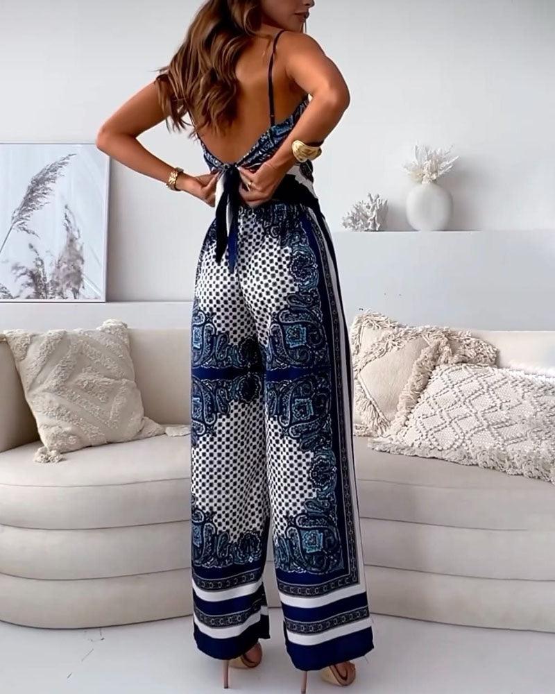 Helen | Conjunto de Top e Calças Elegante para Férias