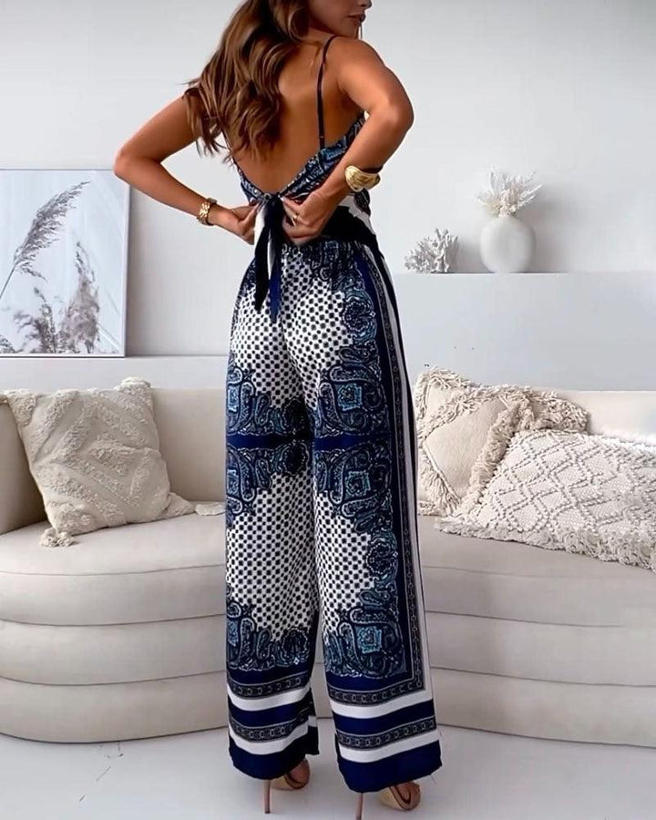 Helen | Conjunto de Top e Calças Estiloso Pronto para Férias