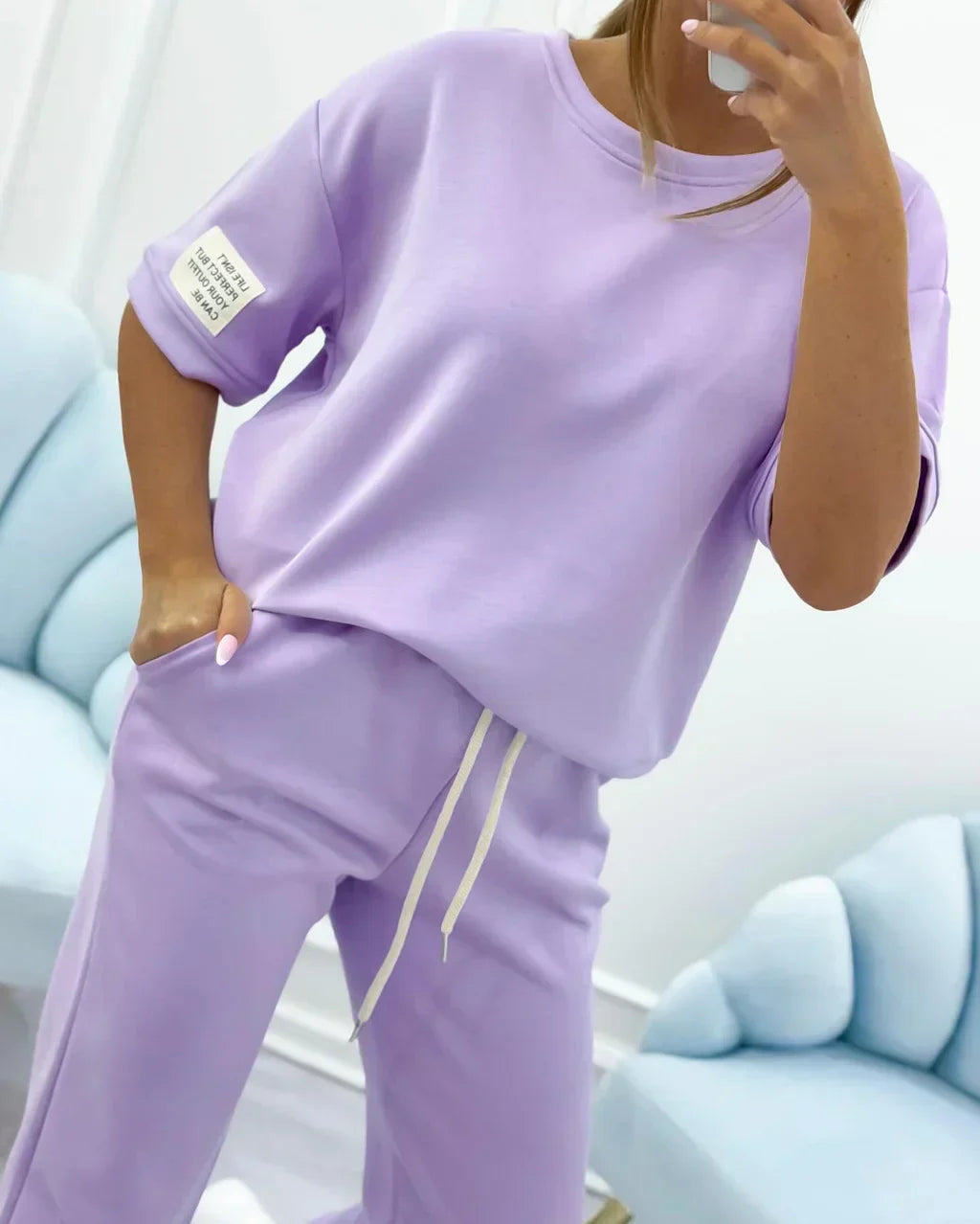 Hadley – Conjunto Casual de Algodão e Linho