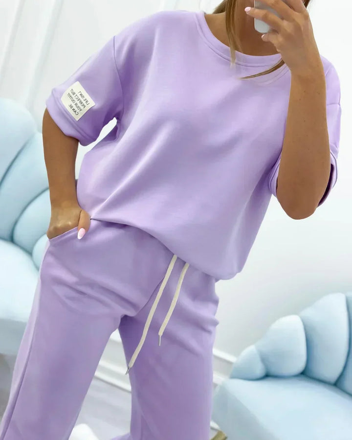 Hadley – Conjunto Casual de Algodão e Linho