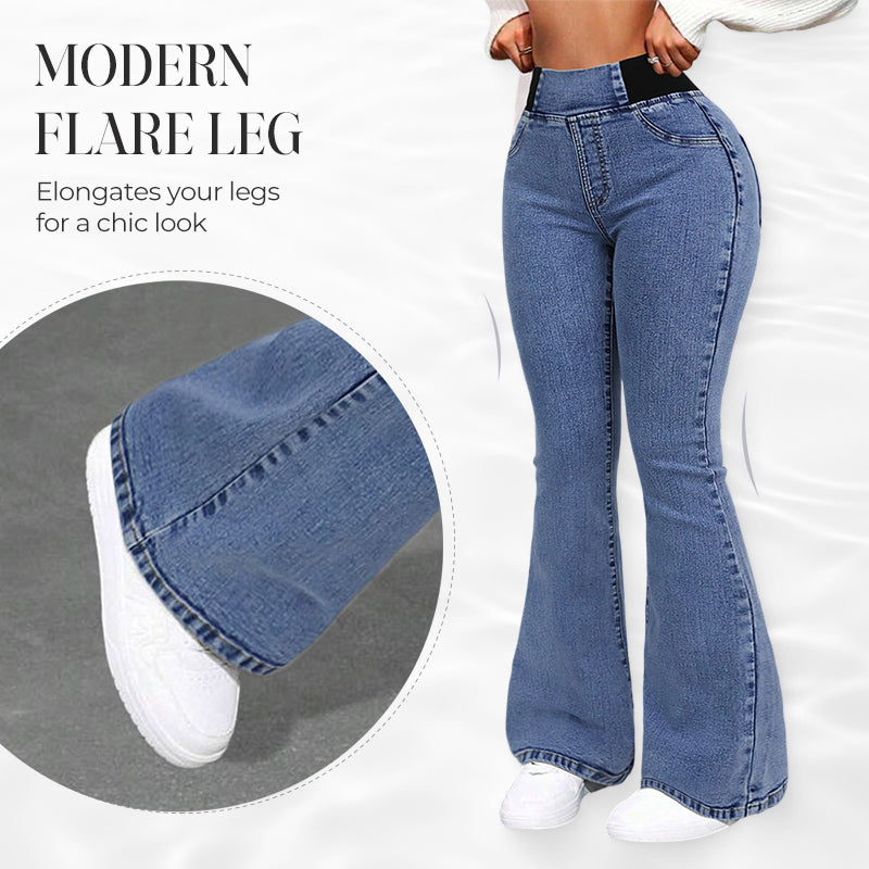 Jeans Stretch de Cintura Alta para Senhora