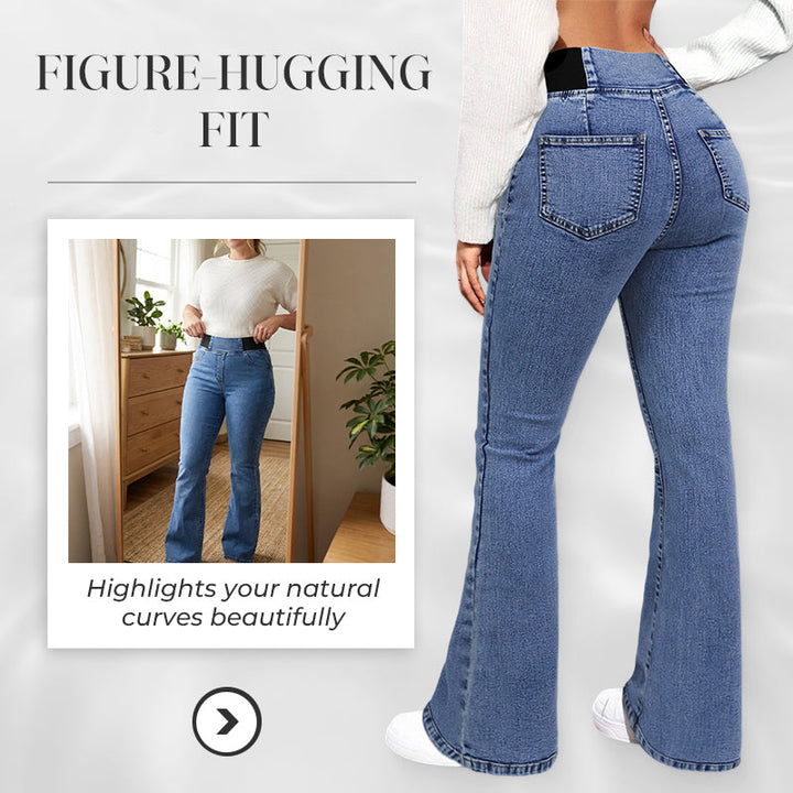 Jeans Stretch de Cintura Alta para Senhora