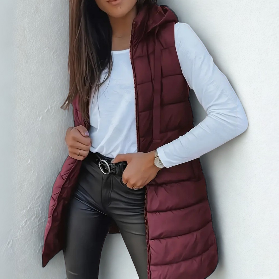 Rosemarie™| Colete Feminino Longo